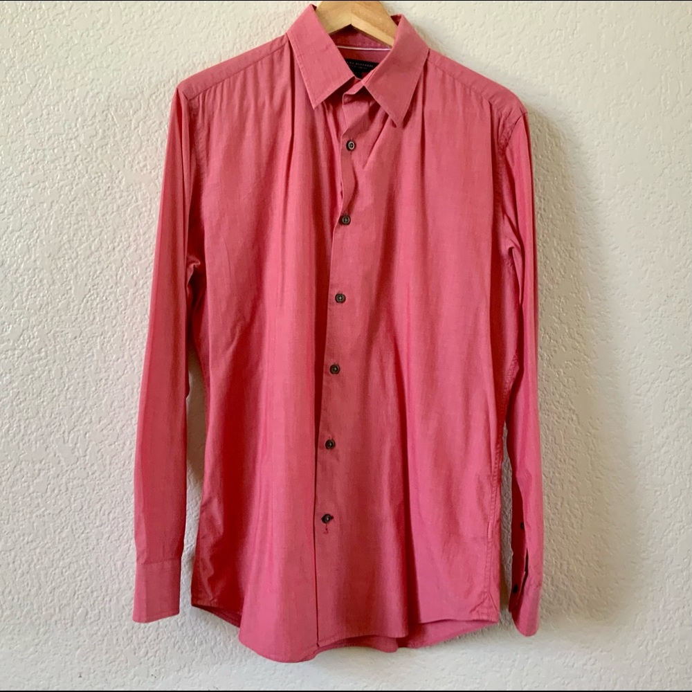 Banana Republic Long Sleeve Button Down, Stretch Slim Fit, Sz  M